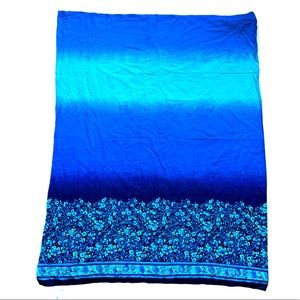 Beach Cabana Saraung Teal/ Navy Size: One